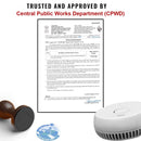 NOTOFIRE Independent Smoke Detector Battery Operated High Sensitivity Wireless Alarm (Photoelectric)