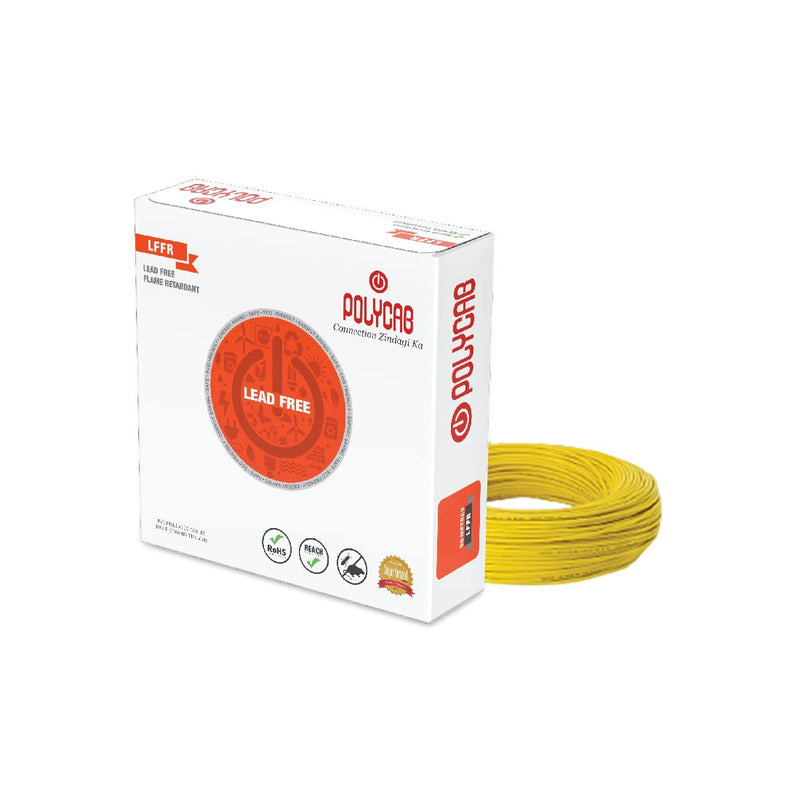 4.0 Sq.mm Single Core FR-LF PVC Insulated Flexible Copper Wire | Electric Connection House Wire | Valuecon | Finolex | Havells | Polycab