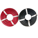 Valuecon®️ 4.0 Sq.mm Solar DC Cable (25Feet + 25 Feet) 99.9% Pure Oxygen Free Copper Conductor