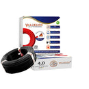 Valuecon FR-LF PVC Insulated 4 Sq. mm Single Core Flexible Copper Wire | IS 694:2010 Approved Cables | LEAD FREE | Home Electric Wire 90 Meters with 10 Years Warranty| Valuecon®️