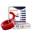 Valuecon FR-LF PVC Insulated 6 Sq. MM Single Core Flexible Copper Wire | IS 694:2010 Approved Cables | LEAD FREE | Home Electric Wire 90 Meters| Indiasells.com