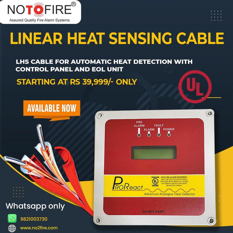 Thermocable ProReact Analogue Linear Heat Detection Cable (LHS) and Controller