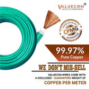 Valuecon FR-LF PVC Insulated 0.5 Sq.mm Single Core Flexible Copper Wire | IS 694:2010 Approved Cables | LEAD FREE | Home Electric Wire 90 Meters with 10 Years Warranty| Red colour (0.5 Sq.mm) Valuecon ®️