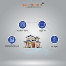 Valuecon FR-LF PVC Insulated 2.50 Sq. mm Single Core Flexible Copper Wire | IS 694:2010 Approved Cables | LEAD FREE | Home Electric Wire 90 Meters with 10 Years Warranty Valuecon®️