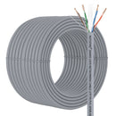 NOTOFIRE® Cat6 || 305 Meter Heavy Duty Outdoor Cat6 Cable Weatherproof/UV Resistant 1000mbps Ethernet Cable Suitable for Direct Burial Installations Ethernet LAN Cable,Internet Networking Cable