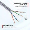 NOTOFIRE® Cat6 || 305 Meter Heavy Duty Outdoor Cat6 Cable Weatherproof/UV Resistant 1000mbps Ethernet Cable Suitable for Direct Burial Installations Ethernet LAN Cable,Internet Networking Cable