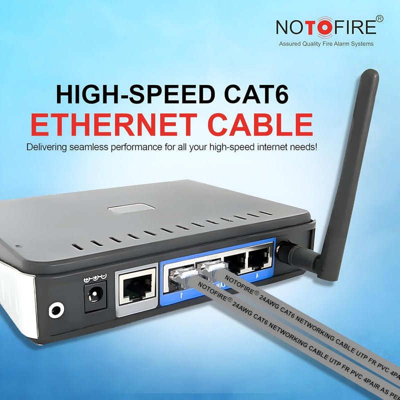 NOTOFIRE Patch Cord Ethernet Cable, High Speed 550MHZ / 10 Gigabit Spe