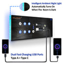 VALUECON i380 Smart Wifi Switchboard with 4 Load, Fan, Universal Socket, USB-C, USB-A | IoT-enabled, Voice-controlled by Alexa, Google Home, Google Assistant | Home Automation Solutions