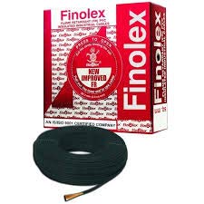 4.0 Sq.mm Single Core FR-LF PVC Insulated Flexible Copper Wire | Electric Connection House Wire | Valuecon | Finolex | Havells | Polycab