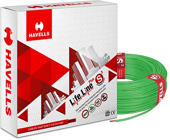 4.0 Sq.mm Single Core FR-LF PVC Insulated Flexible Copper Wire | Electric Connection House Wire | Valuecon | Finolex | Havells | Polycab