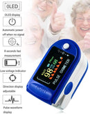 Portable Pulse Fingertip Oximeter with Batteries, Large OLED Display Blood Oxygen Saturation Monitor, for Heart Rate and Sp02: LOWEST PRICE GUARANTEE Valuecon®