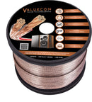 16 AWG OFC Speaker Cable | Pure Oxygen Free Copper - NO CCA | Premium Speaker Wires for Home Theater System | 50 Feet, 100 Feet | VALUECON®