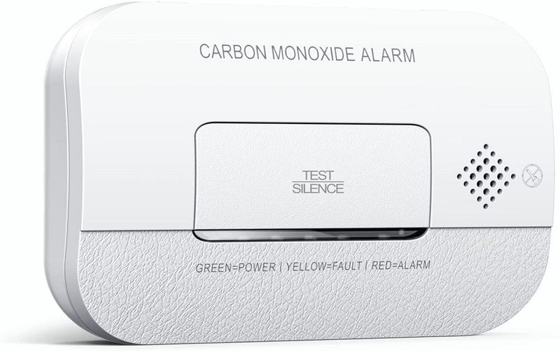 NOTOFIRE© NF-211Carbon Monoxide (CO) detector | Carbon monoxide warning sensor with alarm signal, LED display & Replaceable AA batteries | Long 7-Year Life