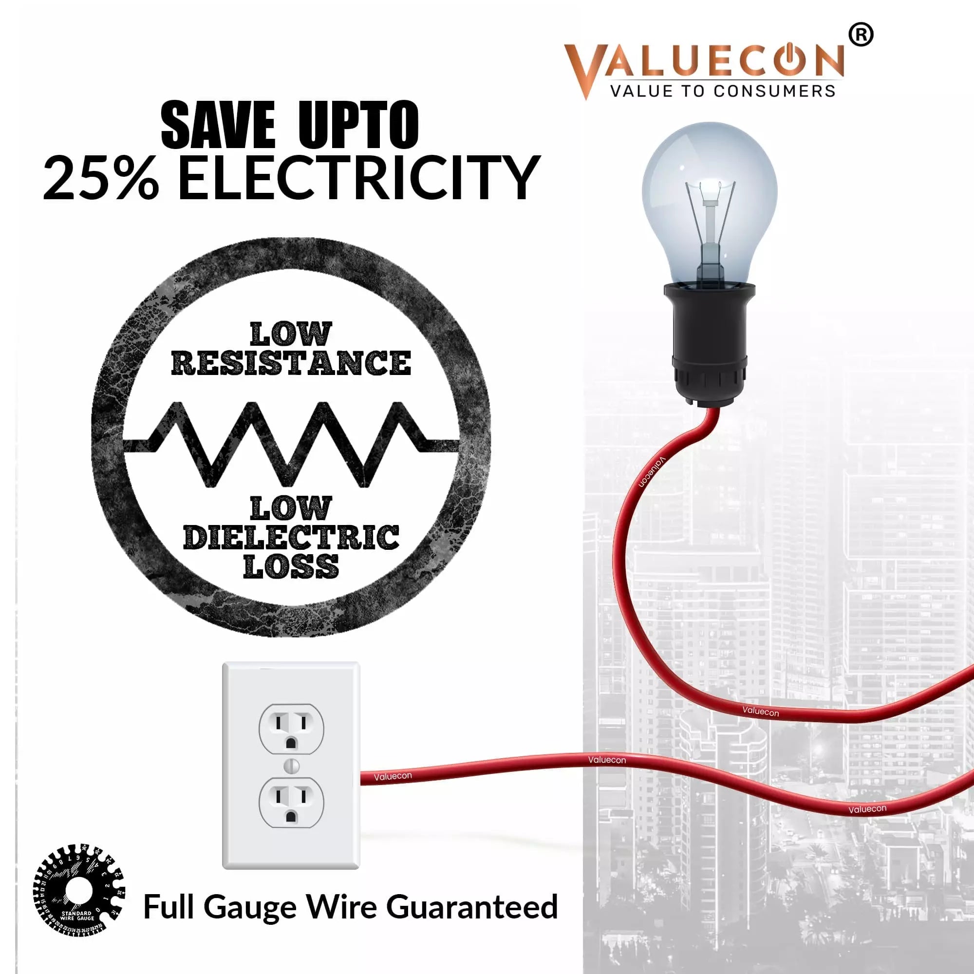 1.50 Sq.mm Single Core FR-LF PVC Insulated Flexible Copper Wire | Electric Connection House Wire | Valuecon | Polycab | Havells | Finolex