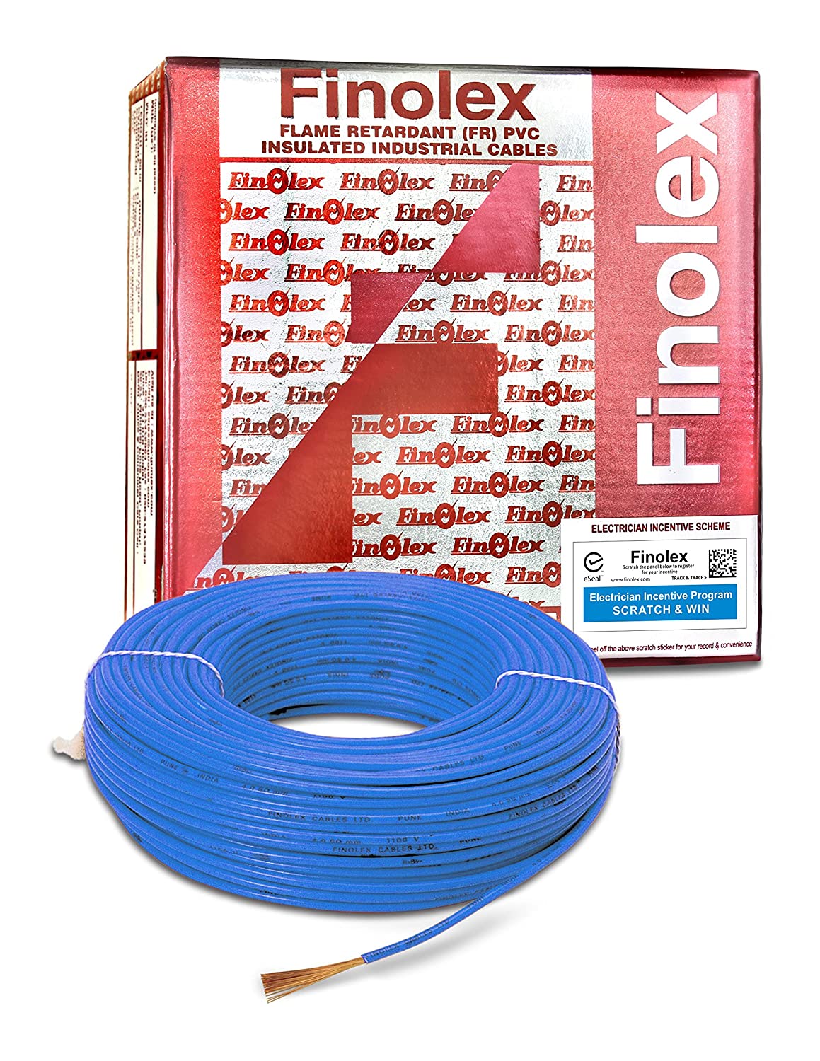 1.50 Sq.mm Single Core FR-LF PVC Insulated Flexible Copper Wire | Electric Connection House Wire | Valuecon | Polycab | Havells | Finolex