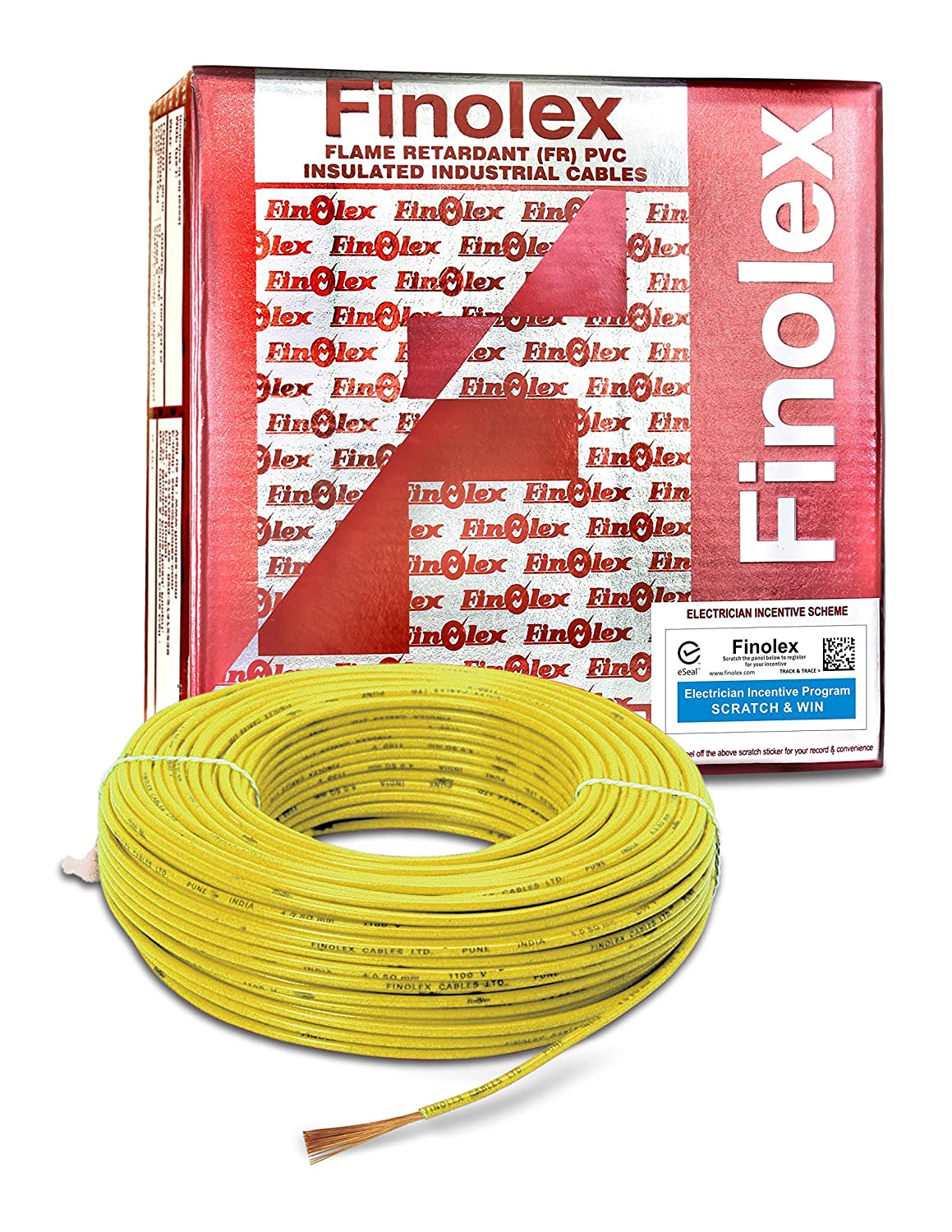1.50 Sq.mm Single Core FR-LF PVC Insulated Flexible Copper Wire | Electric Connection House Wire | Valuecon | Polycab | Havells | Finolex