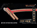 16 AWG OFC Speaker Cable | Pure Oxygen Free Copper - NO CCA | Premium Speaker Wires for Home Theater System | 50 Feet, 100 Feet | VALUECON®