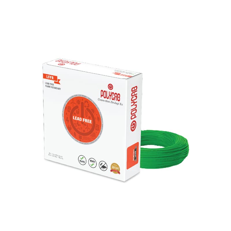 1.50 Sq.mm Single Core FR-LF PVC Insulated Flexible Copper Wire | Electric Connection House Wire | Valuecon | Polycab | Havells | Finolex