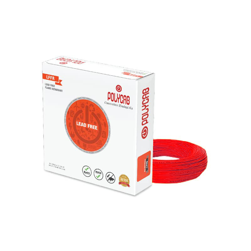 1.50 Sq.mm Single Core FR-LF PVC Insulated Flexible Copper Wire | Electric Connection House Wire | Valuecon | Polycab | Havells | Finolex
