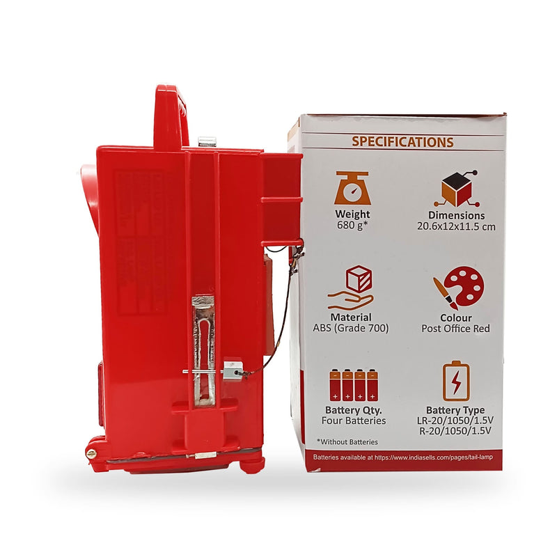Battery Operated LED Flashing Tail Lamp For Railway Vechicles - Indiasells.com